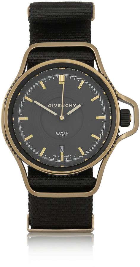 givenchy seventeen natural gold pated watch|Givenchy Seventeen Watch .